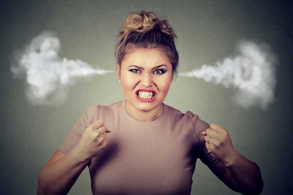 7 boss asks for the impossible steam coming out of womans ears angry blow a gasket