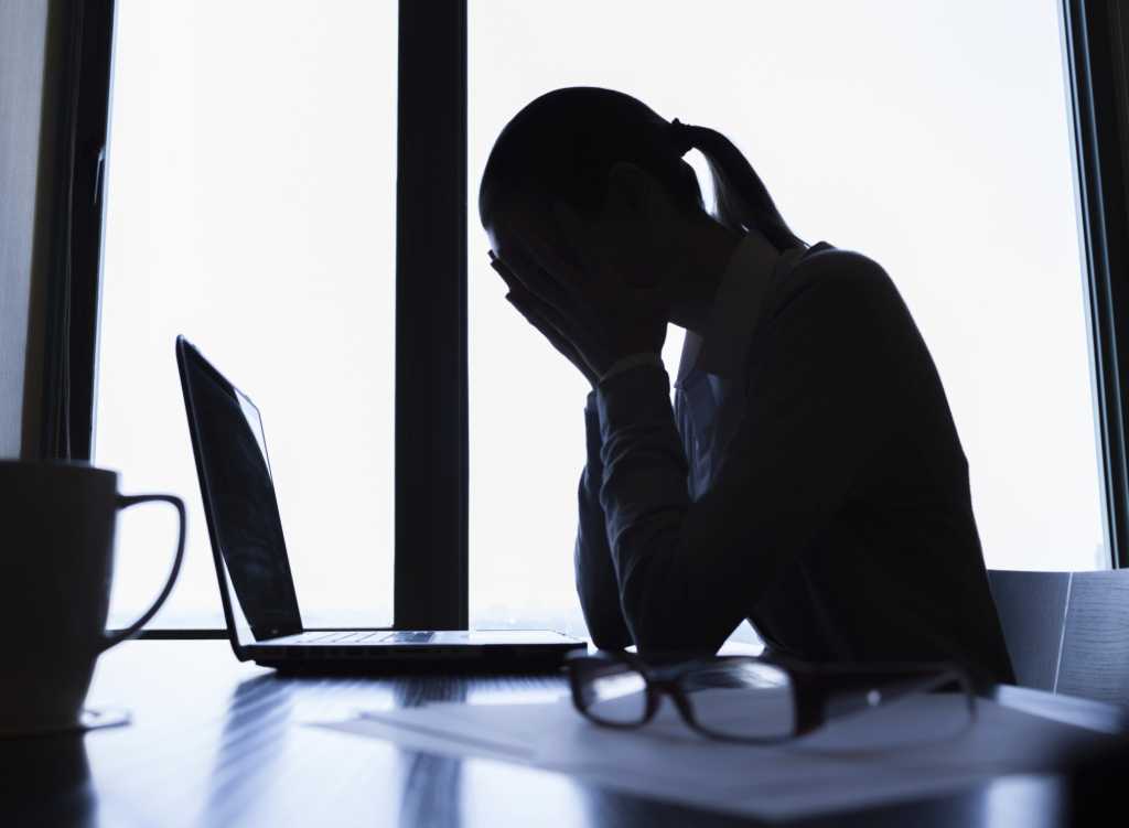 depression women over work insider hacked sad
