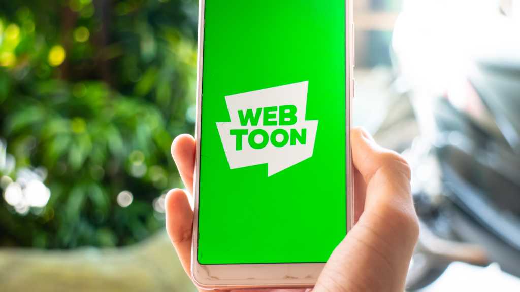 April 16, 2020, Juwana, Indonesia : Webtoons are a type of digital comic that originated in South Korea